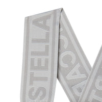 Stella McCartney  Grey Logo Tape Denim Dungaree Dress