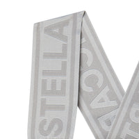 Stella McCartney Grey Tape Logo Denim Dungaree