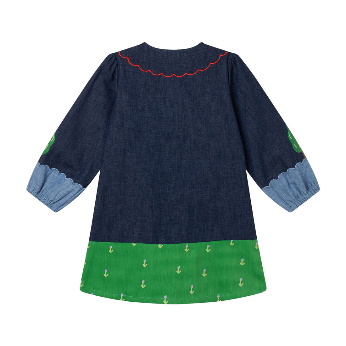 Stella McCartney  Navy House Patch Detail Denim Dress