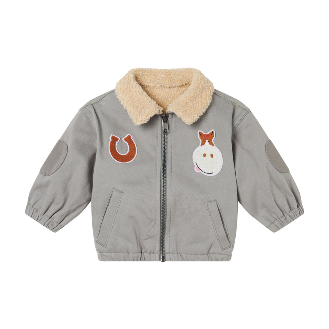 Stella McCartney  Grey Badge Gabardine Jacket