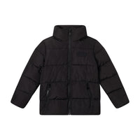 Stella McCartney  Black Embossed Logo Puffer