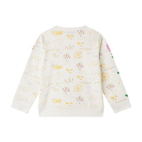 Stella McCartney  White Scribble Patch Detail Sweatshirt