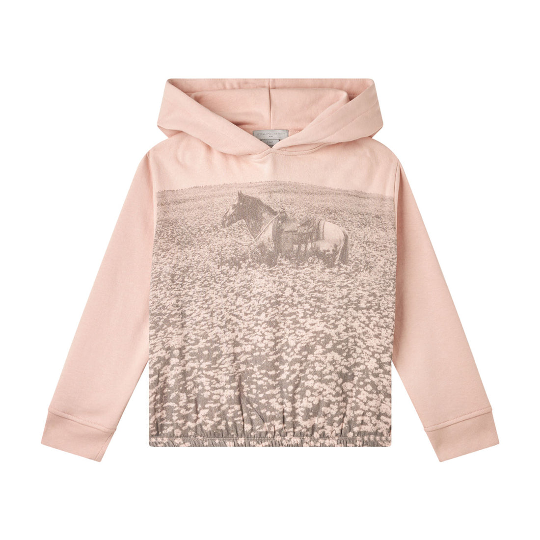 Stella McCartney  Pink Horse Print Hoodie