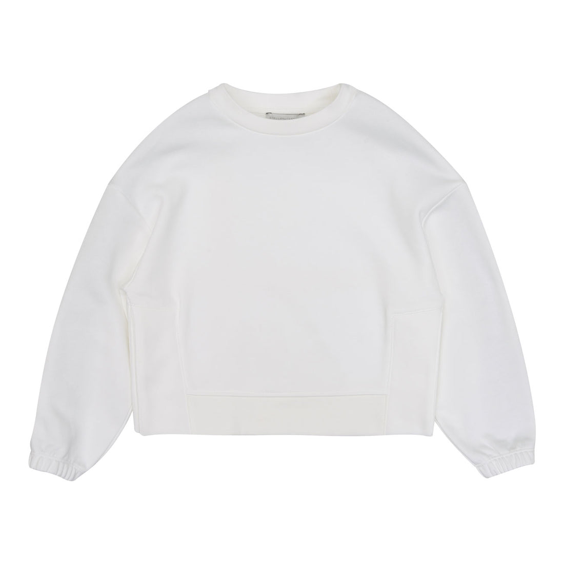 Stella McCartney  White Logo Tape Jacquard Sweatshirt