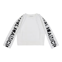 Stella McCartney  White Logo Tape Jacquard Sweatshirt