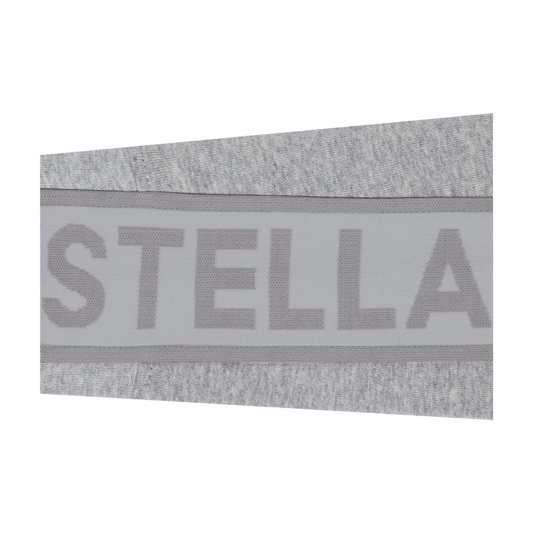 Stella McCartney  Grey Logo Tape Hooded Zip Up