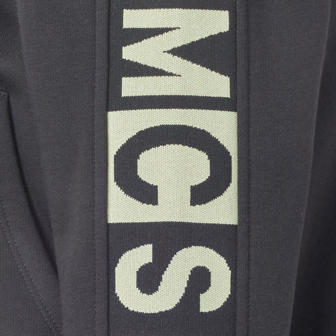 Stella McCartney  Black Logo Tape Hooded Zip Up