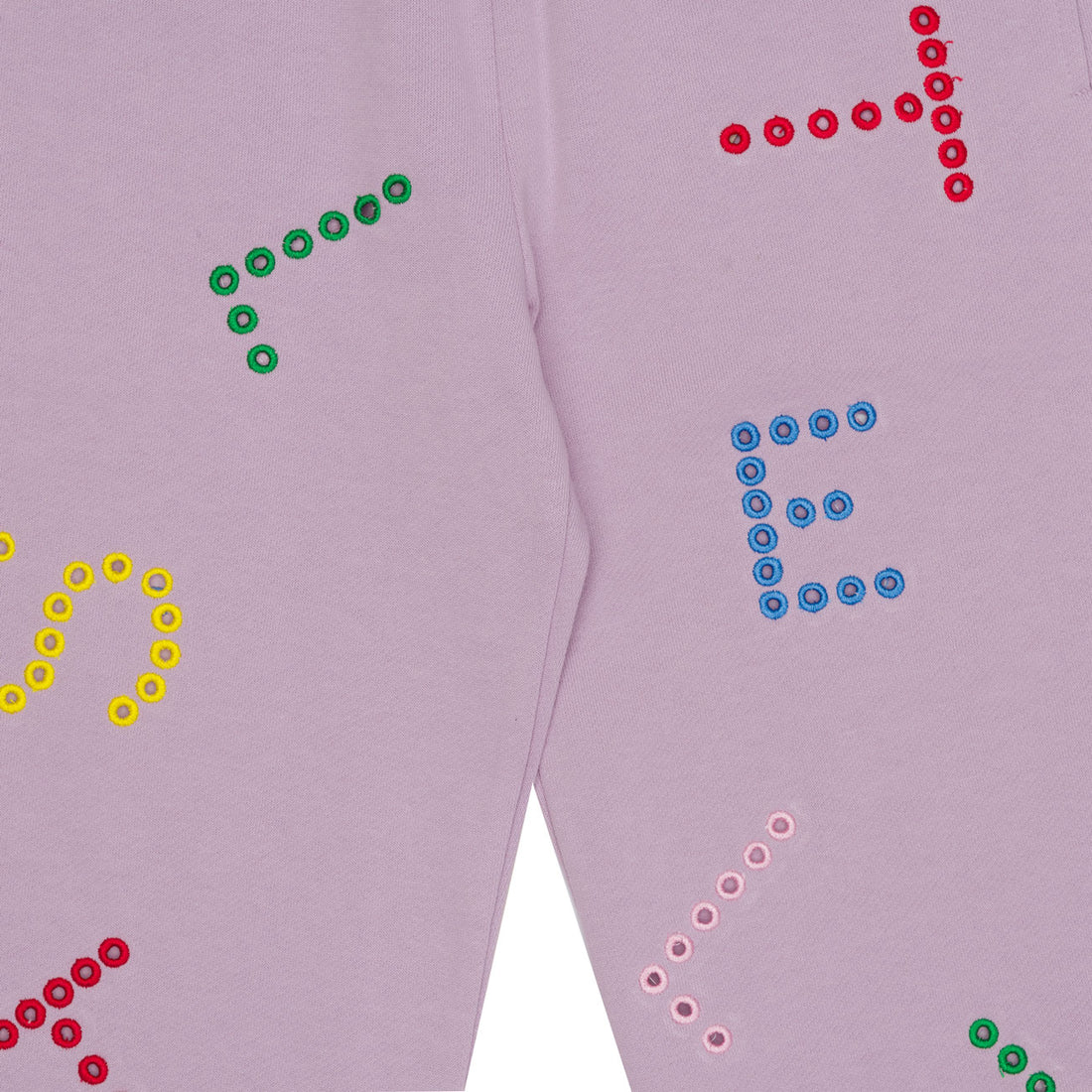 Stella McCartney  Purple Embroidered Logo Joggers