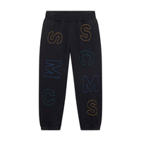 Stella McCartney  Black SMC Embroidered Pants