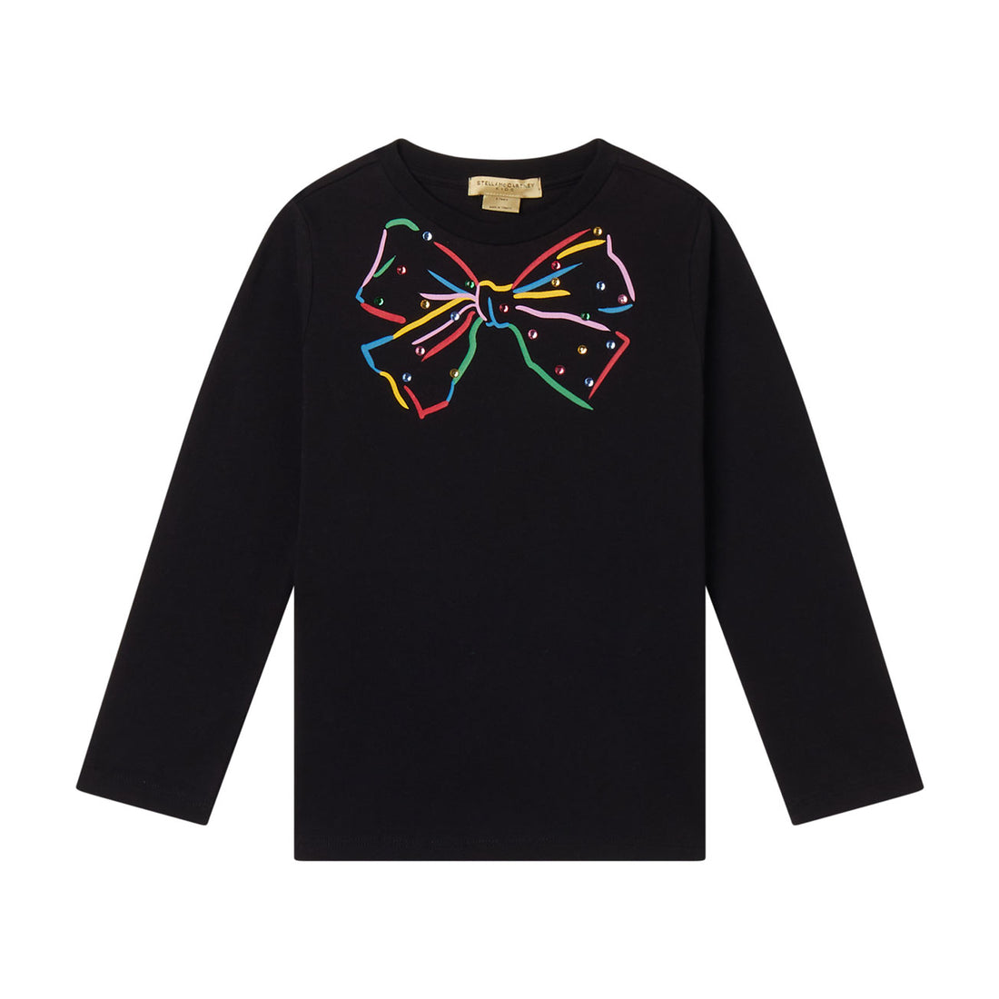 Stella McCartney  Black Papillon Hotfix Detail Tee