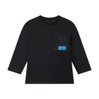 Stella McCartney  Black Pocket Long Sleeve Tee