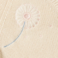 Stella McCartney  White Embroidered Dandelions Cardigan