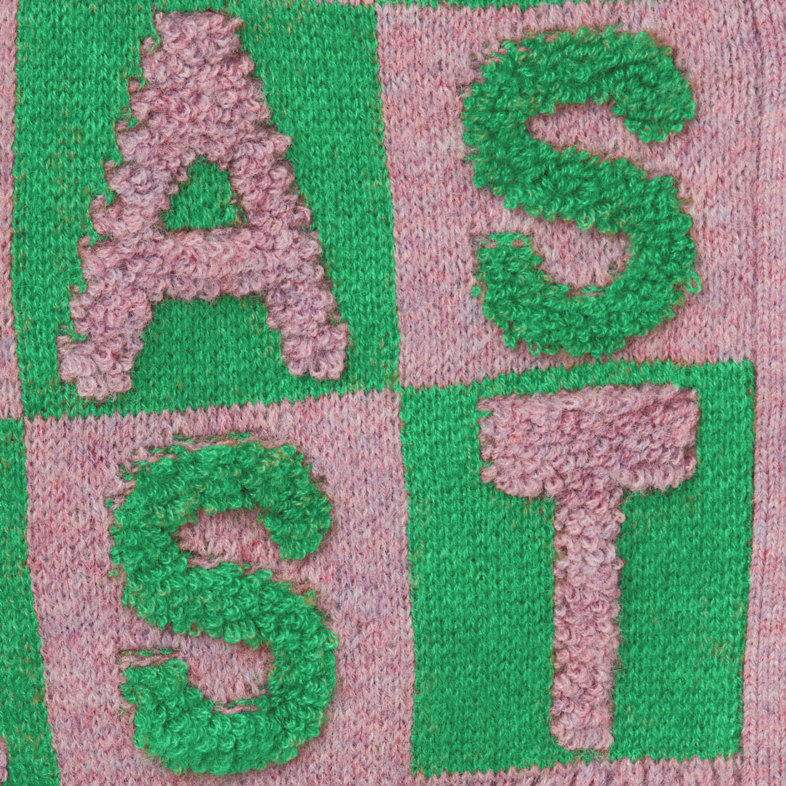 Stella McCartney  Pink Green Lettering Cardigan