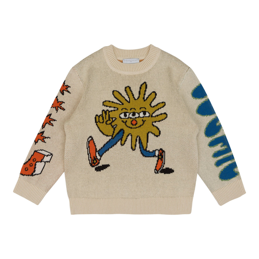 Stella McCartney  White Cosmic Character Sweater