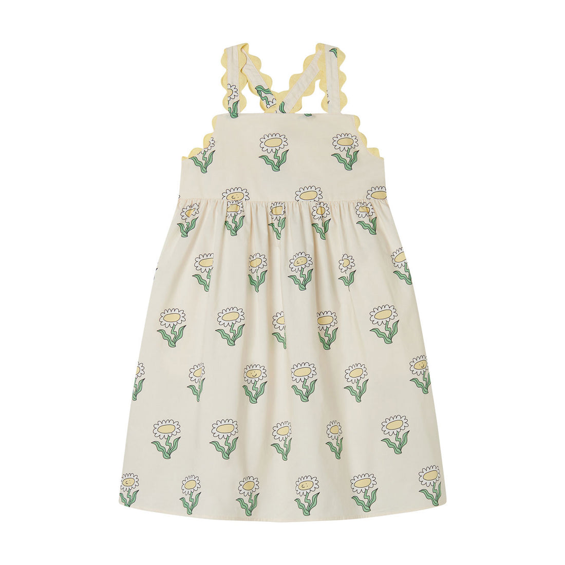 Stella Mccartney Cream Daisy Dress