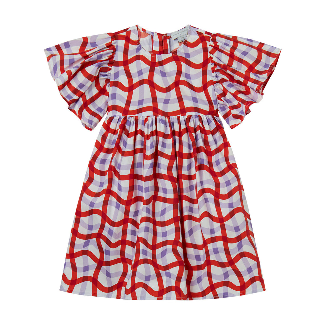 Stella Mccartney White Gingham Dress