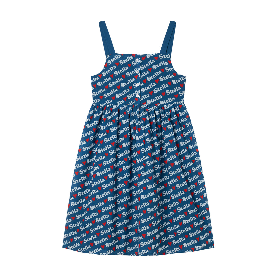 Stella Mccartney Blue Logo Dress