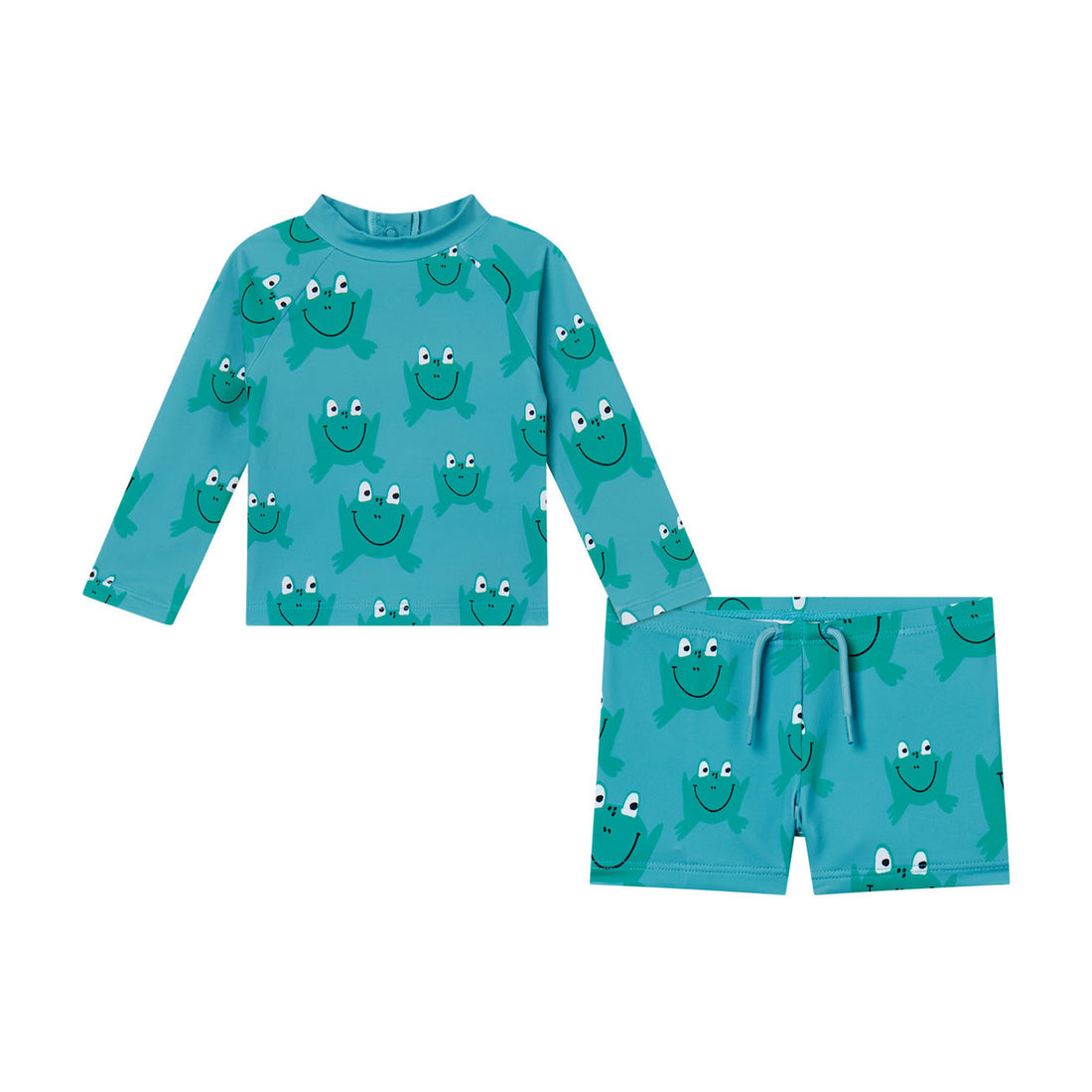 Stella Mccartney Aqua Frog Baby Swim Set