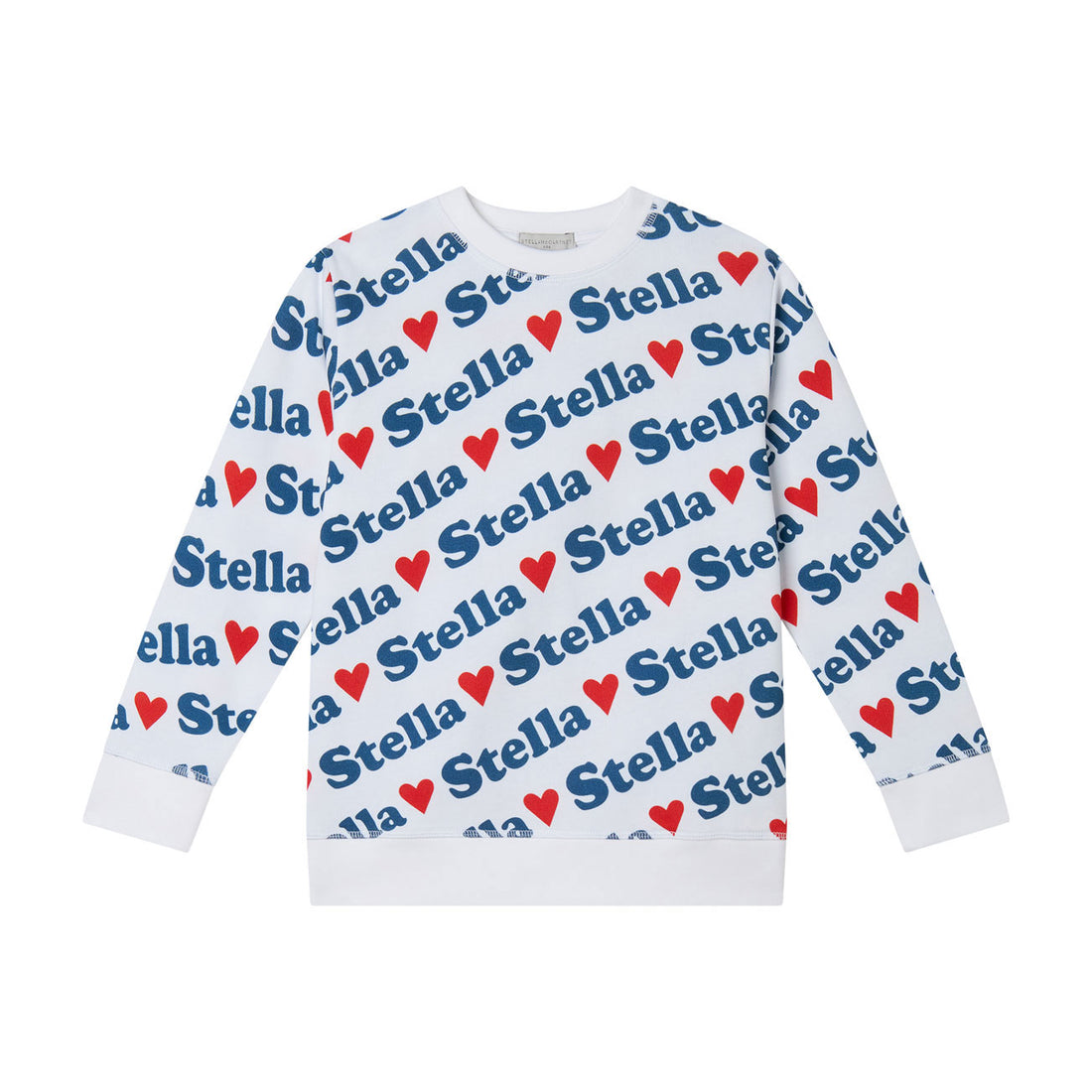 Stella Mccartney White Stella Logo Sweatshirt