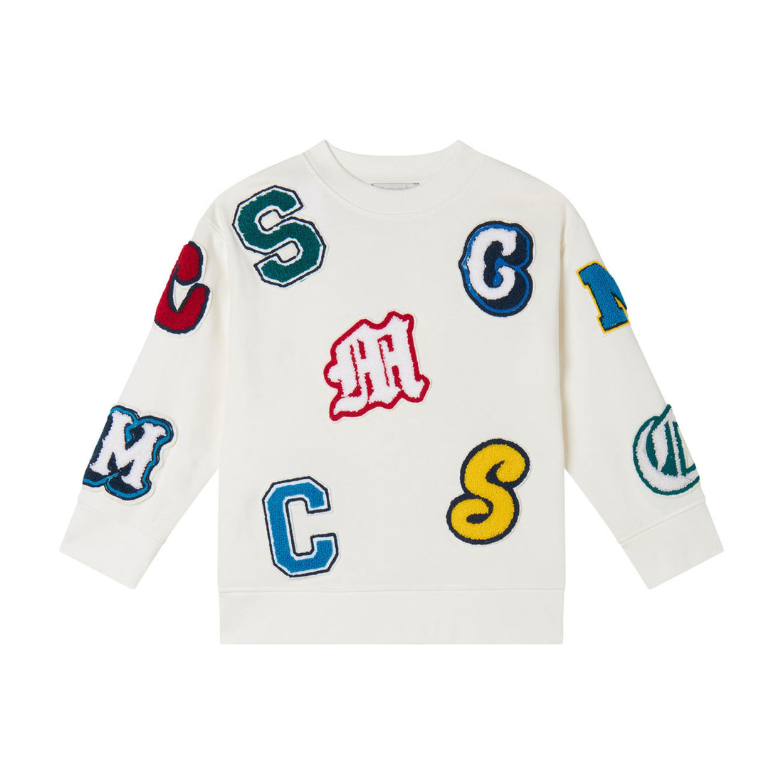 Stella Mccartney Ivory Patch Sweatshirt
