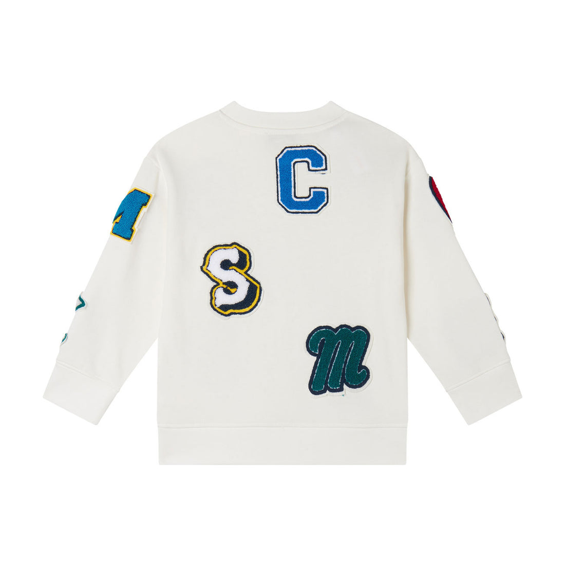 Stella Mccartney Ivory Patch Sweatshirt