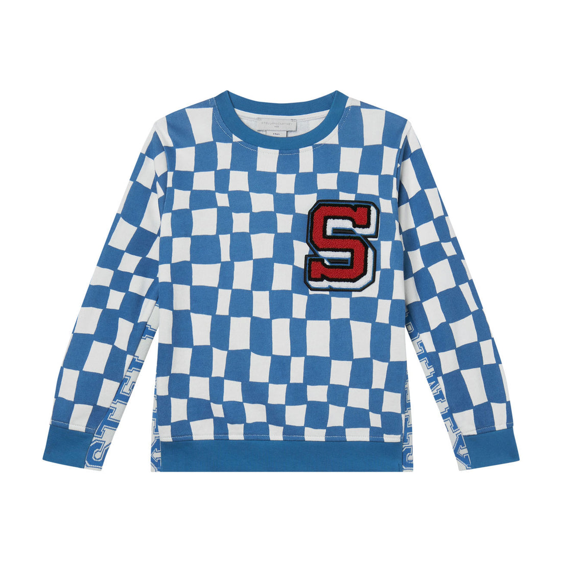 Stella Mccartney Ivory Checkerboard Sweatshirt