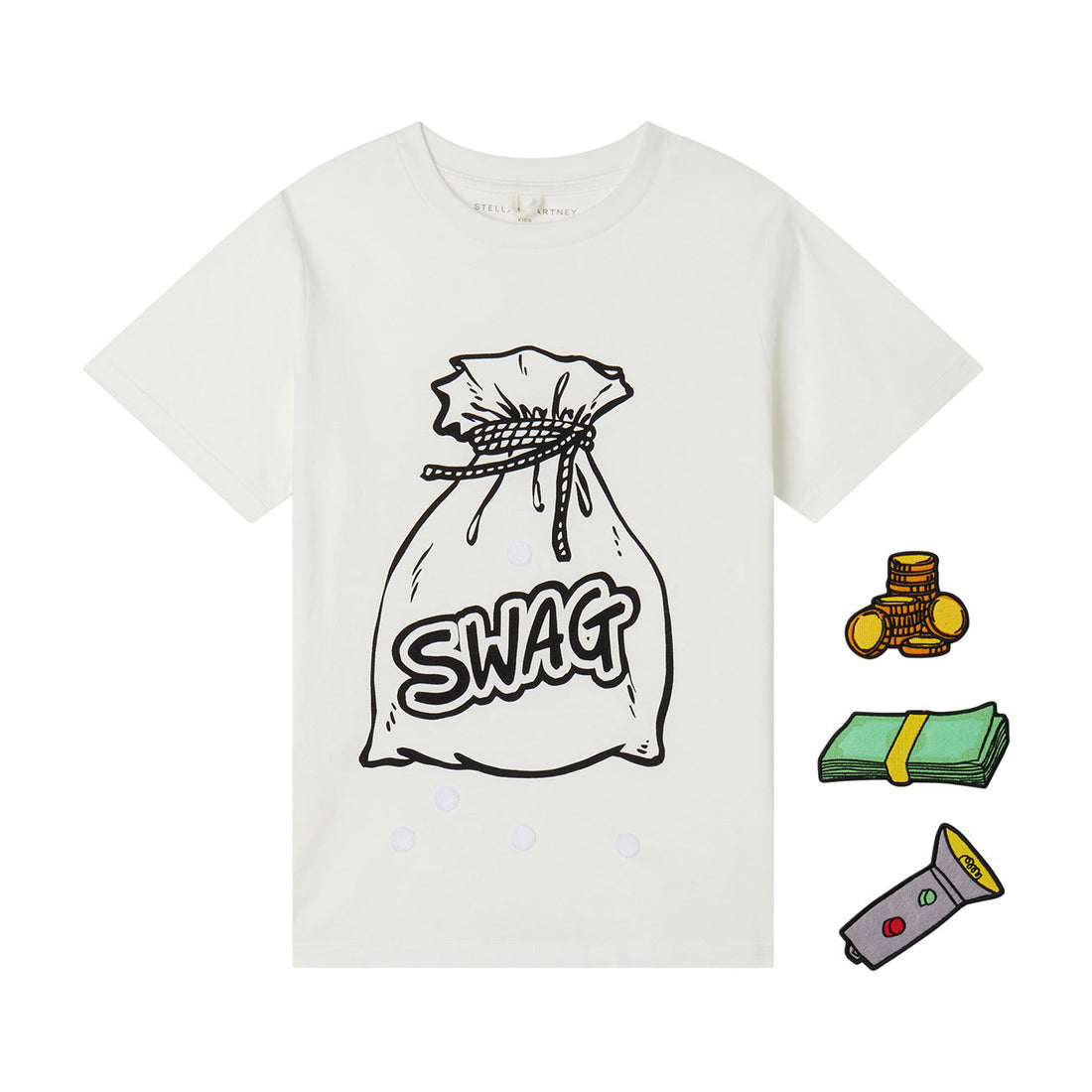Stella Mccartney White Swag Bag Tee