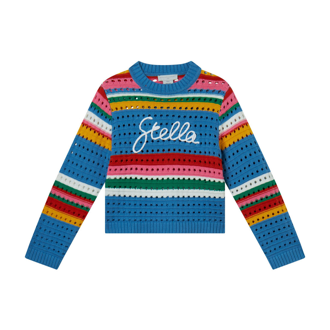 Stella Mccartney Multicolor Logo Patch Sweater