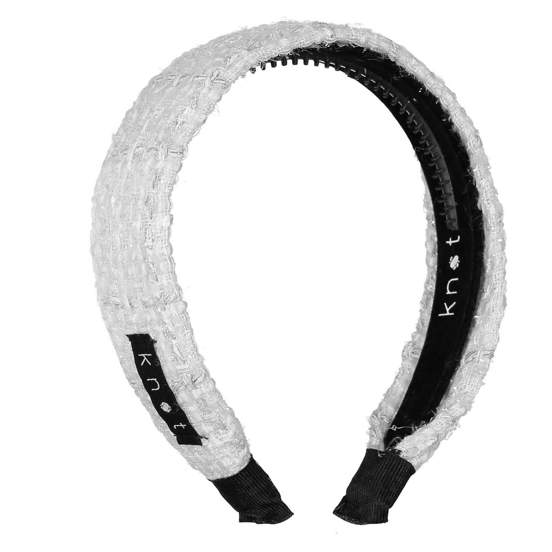 Knot Hairbands Cream Tweed Headband
