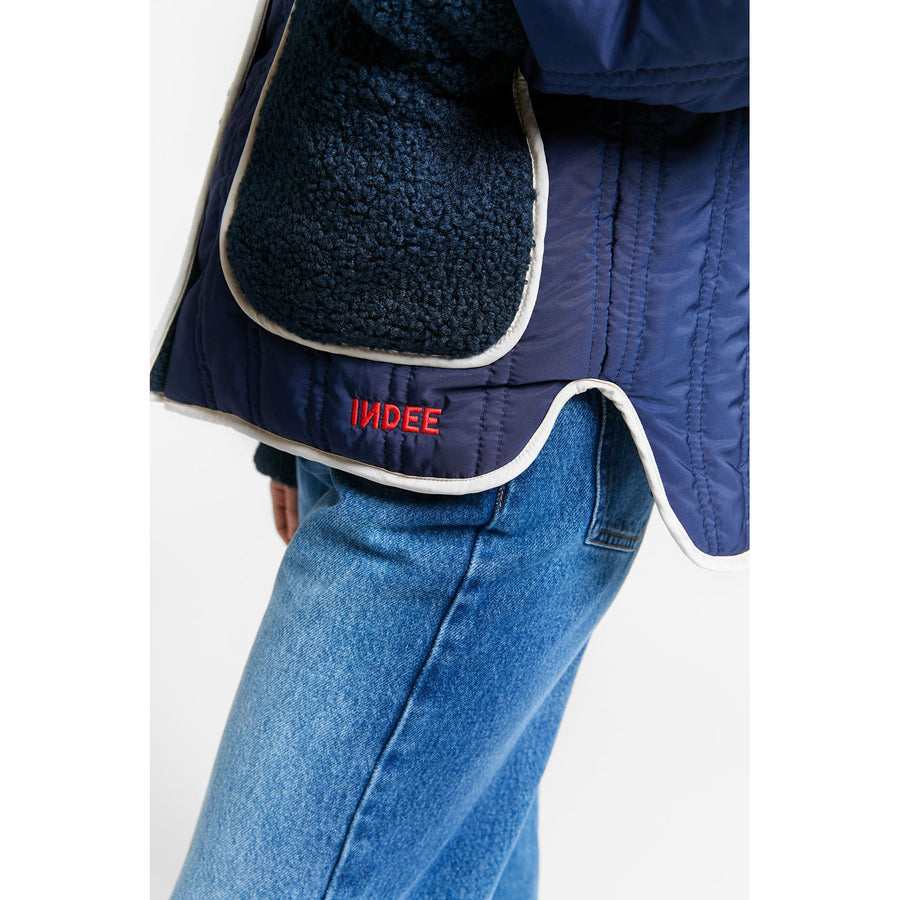 Indee Navy Reversible Twins Jacket