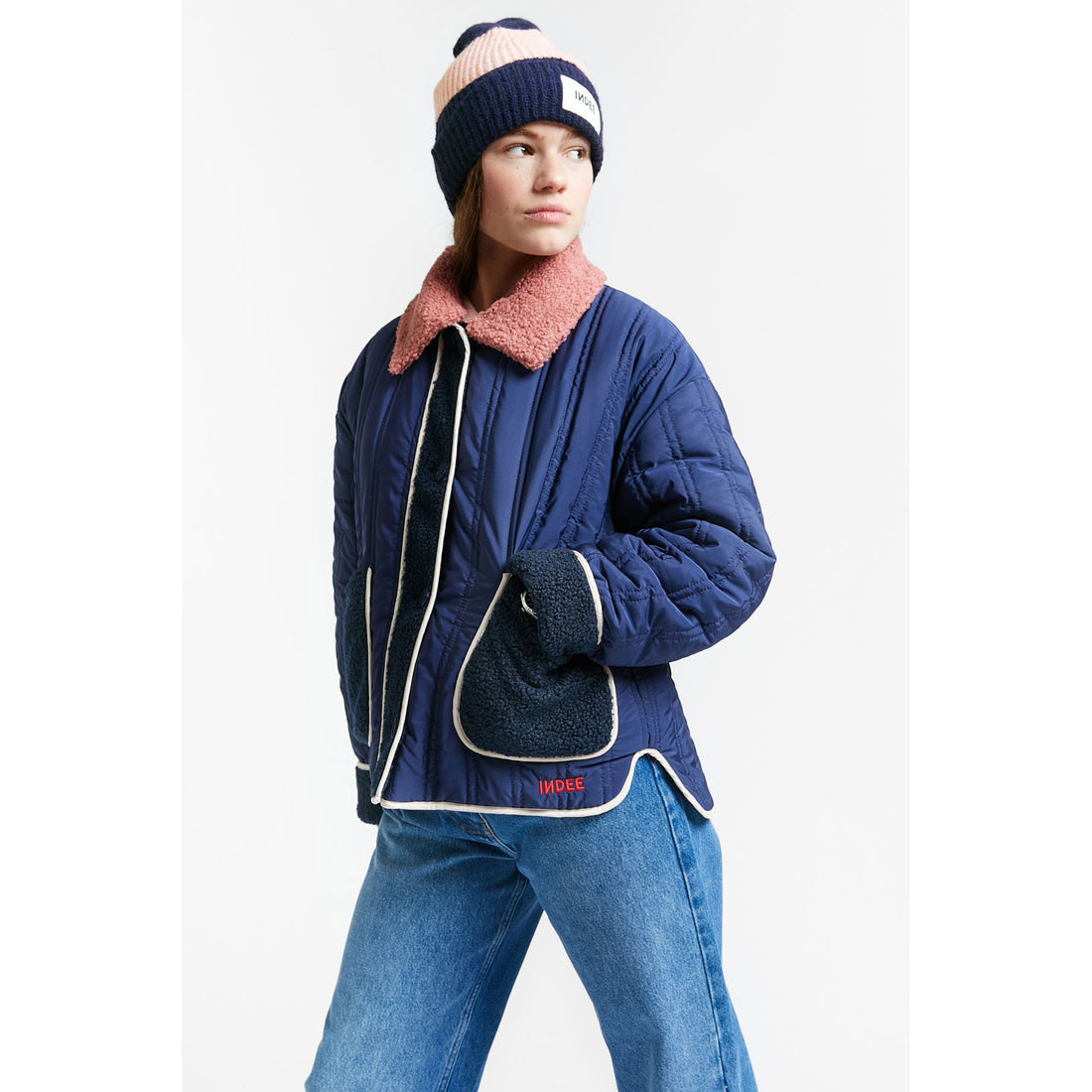 Indee Navy Reversible Twins Jacket