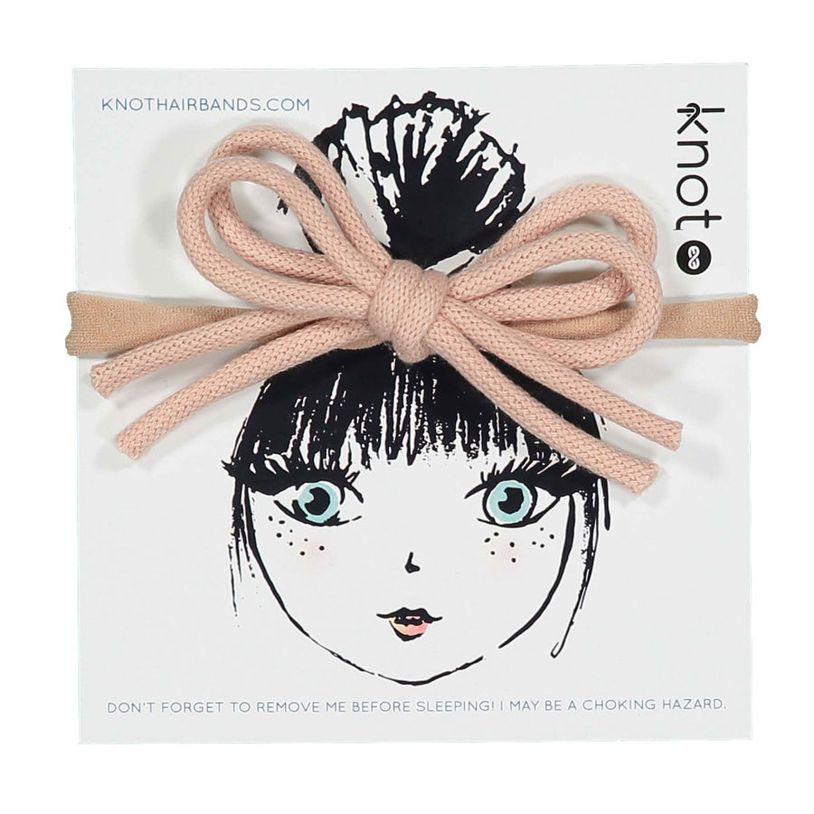 Knot Hairbands Blush Twist Bow Band