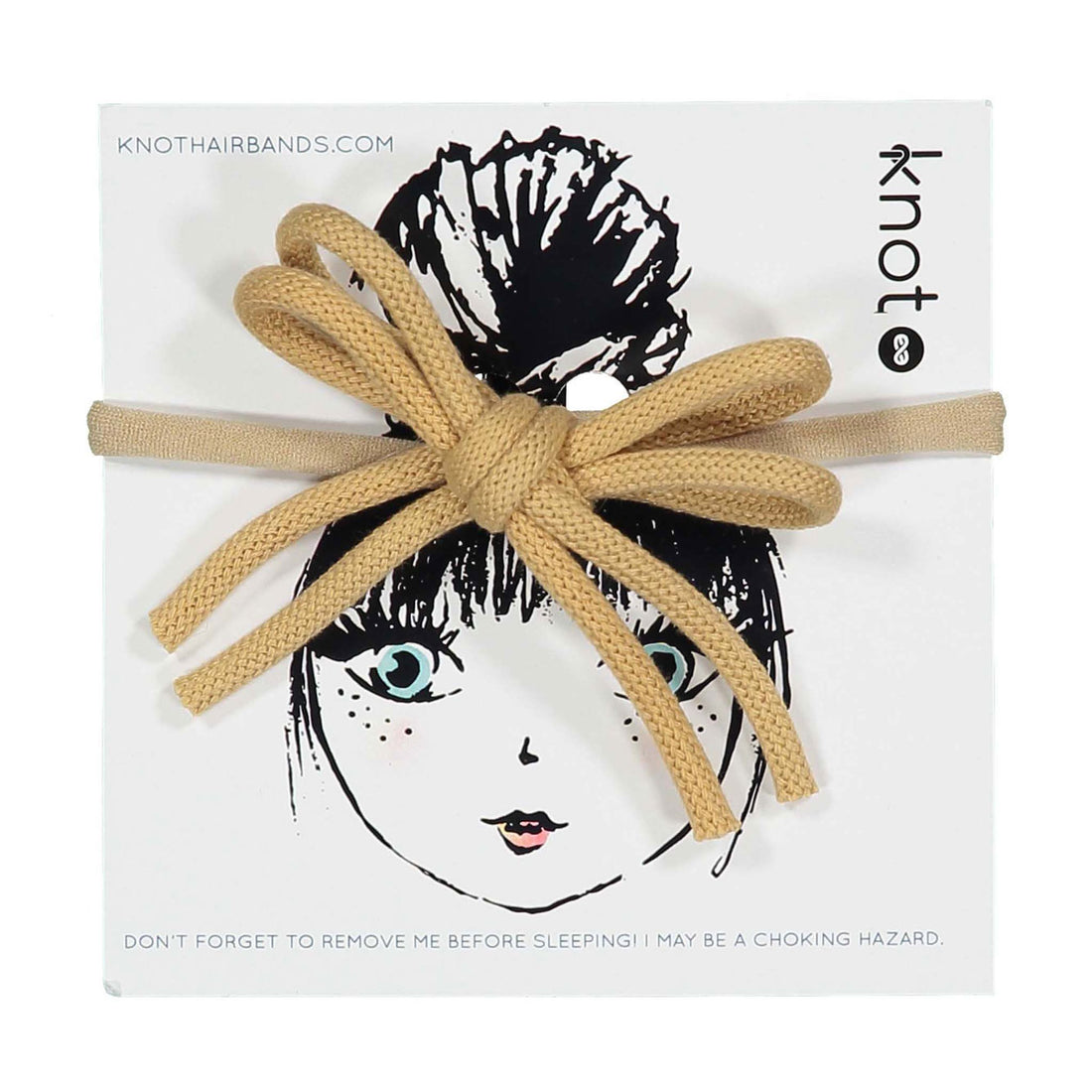 Knot Hairbands Golden Twist Bow Band