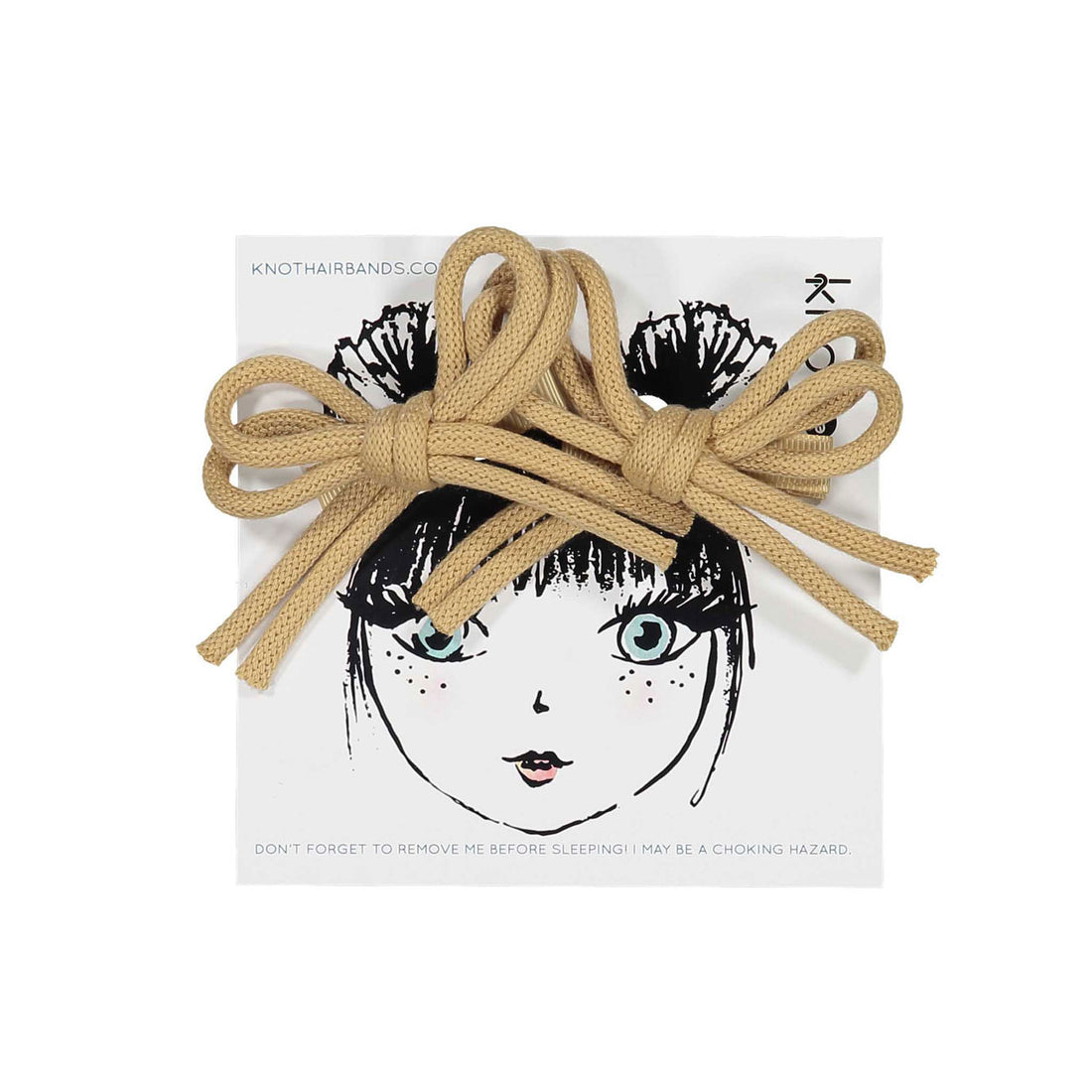 Knot Hairbands Golden Twist Clip Set