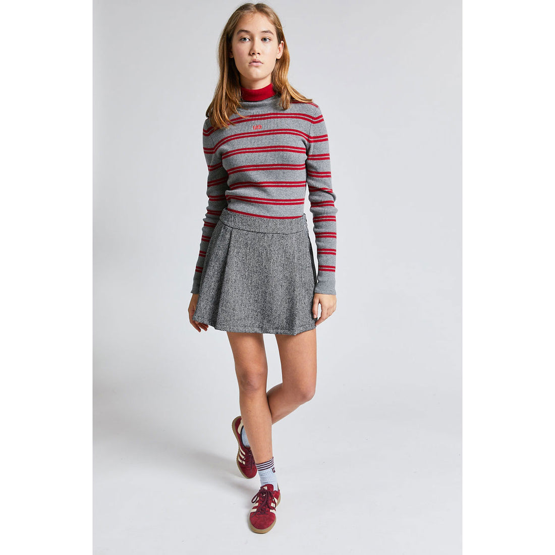 Indee Grey Twist Pullover