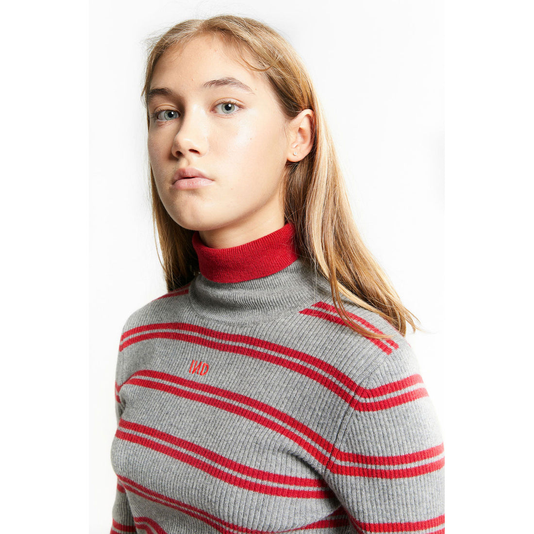 Indee Grey Twist Pullover