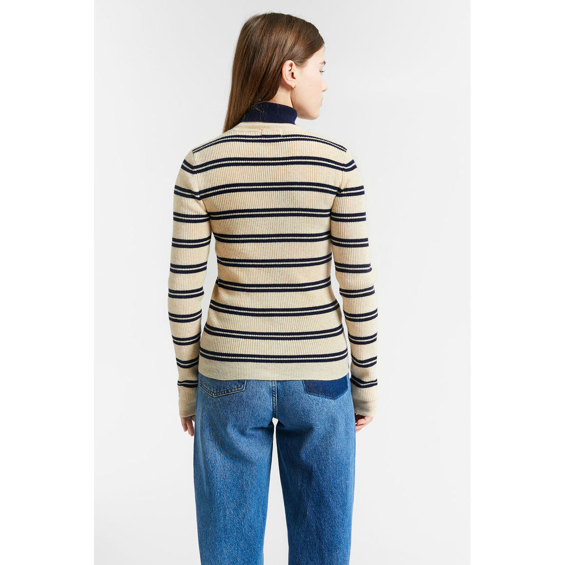 Indee Off White Twist Pullover