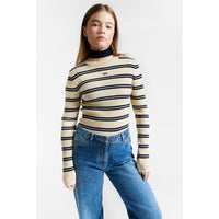 Indee Off White Twist Pullover
