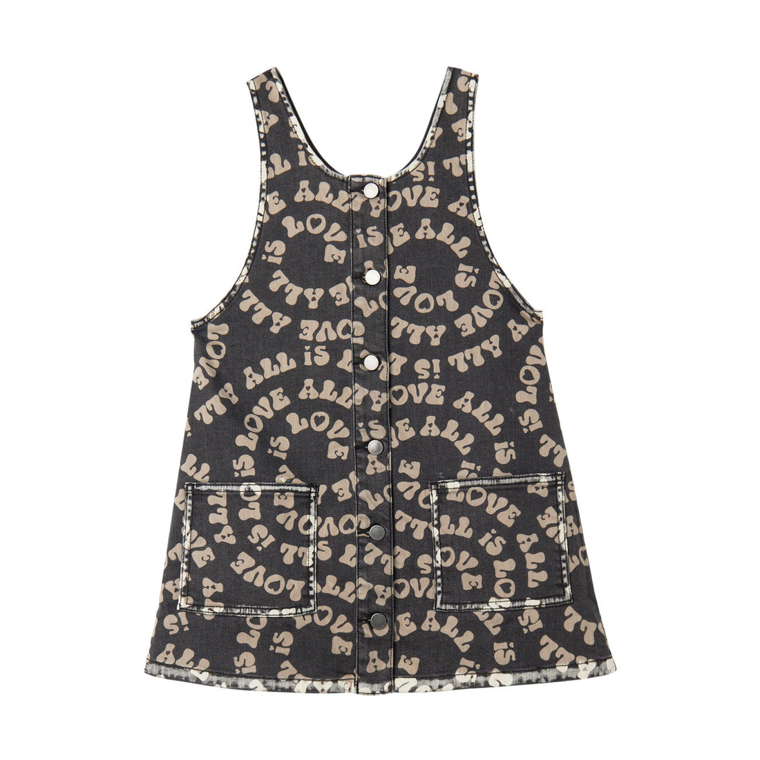 Stella McCartney Black Love Denim Jumper