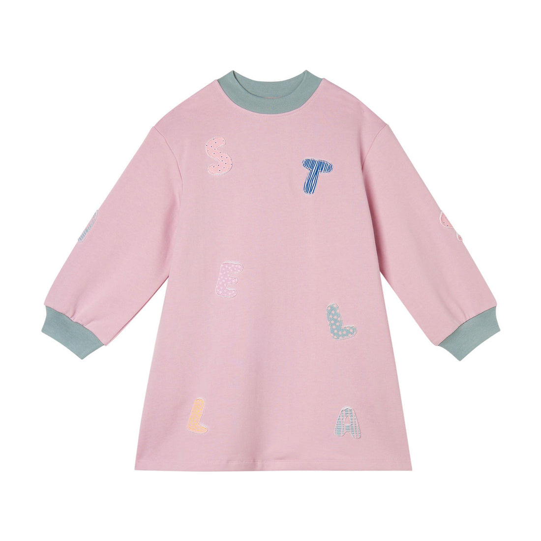Stella McCartney Pink Stella Patches Fleece Dress