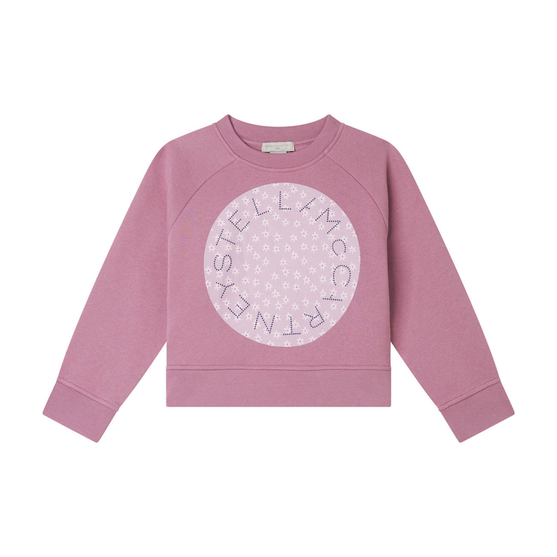 Stella McCartney Pink Flower Logo Sweatshirt