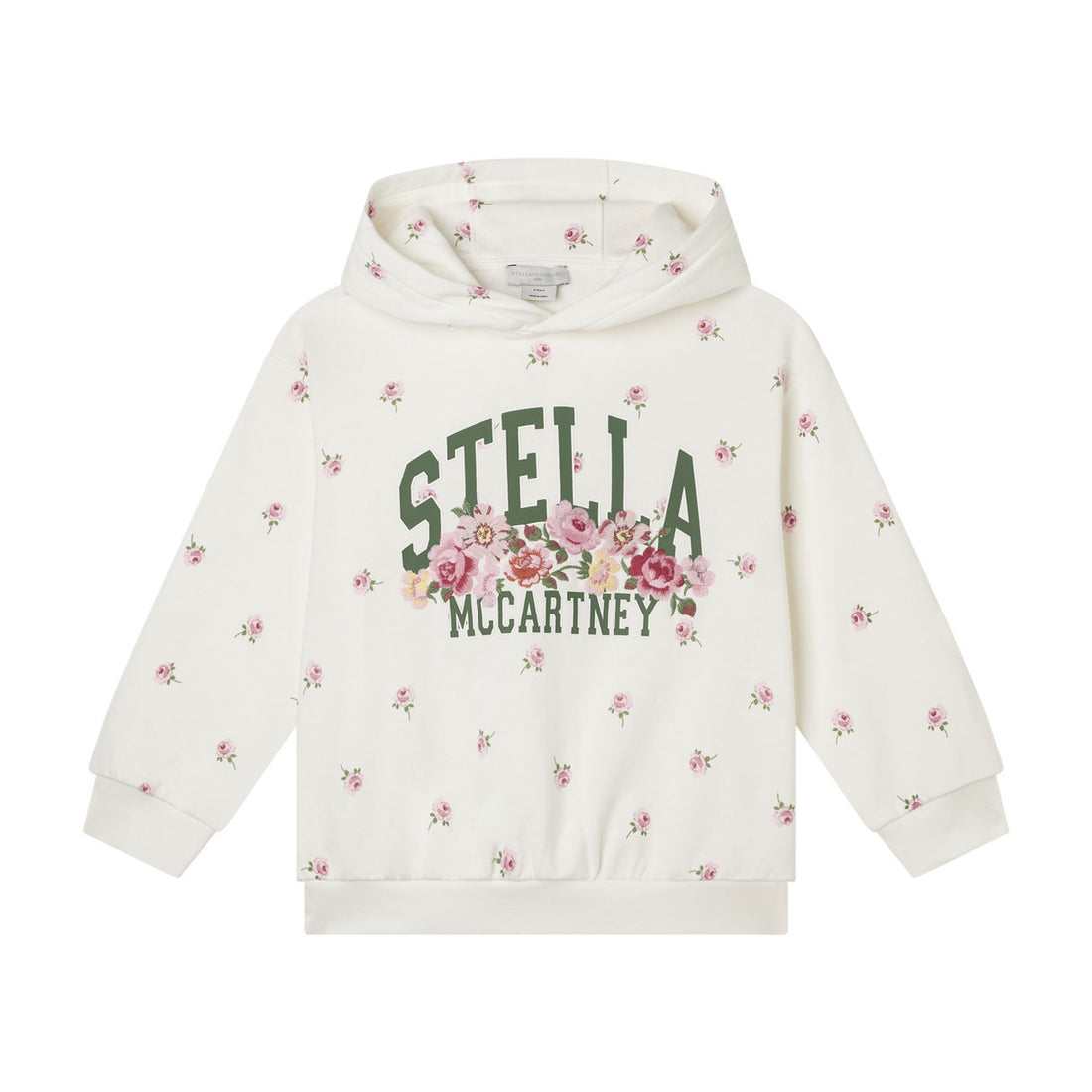 Stella McCartney White Ditsy Roses Hoodie