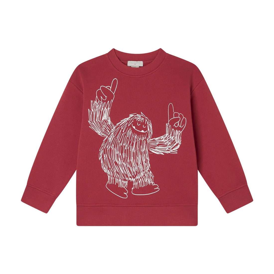 Stella McCartney Red Yeti Spaghetti Sweatshirt