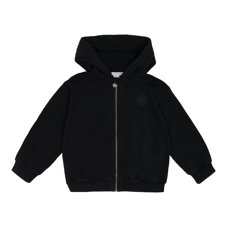 Stella McCartney Black Logo Zip Up Hoodie