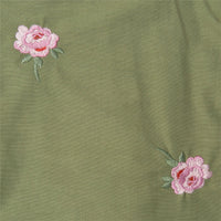 Stella McCartney Embroidered Green Ditsy Roses Skirt