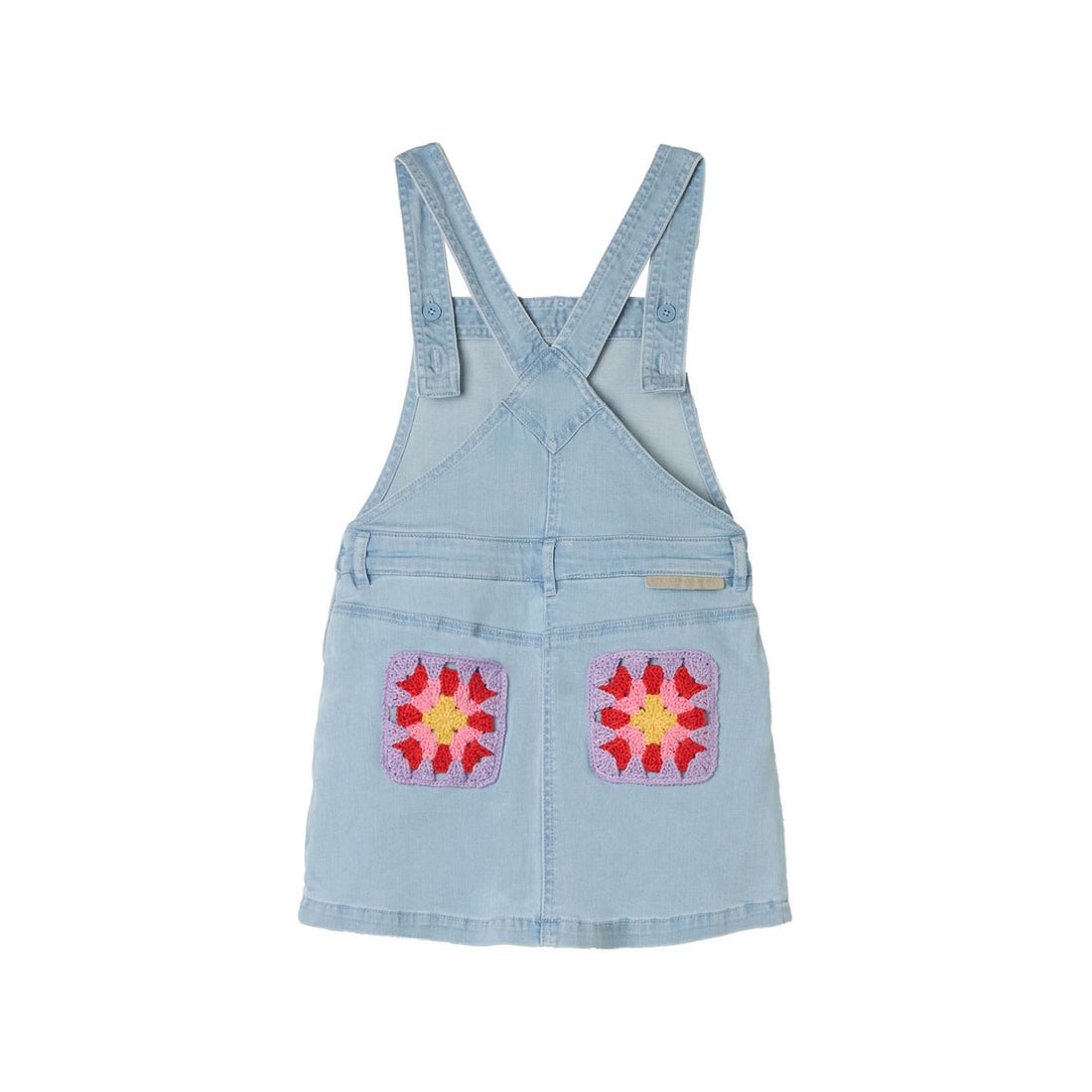 Stella McCartney Blue Denim Crochet Details Jumper
