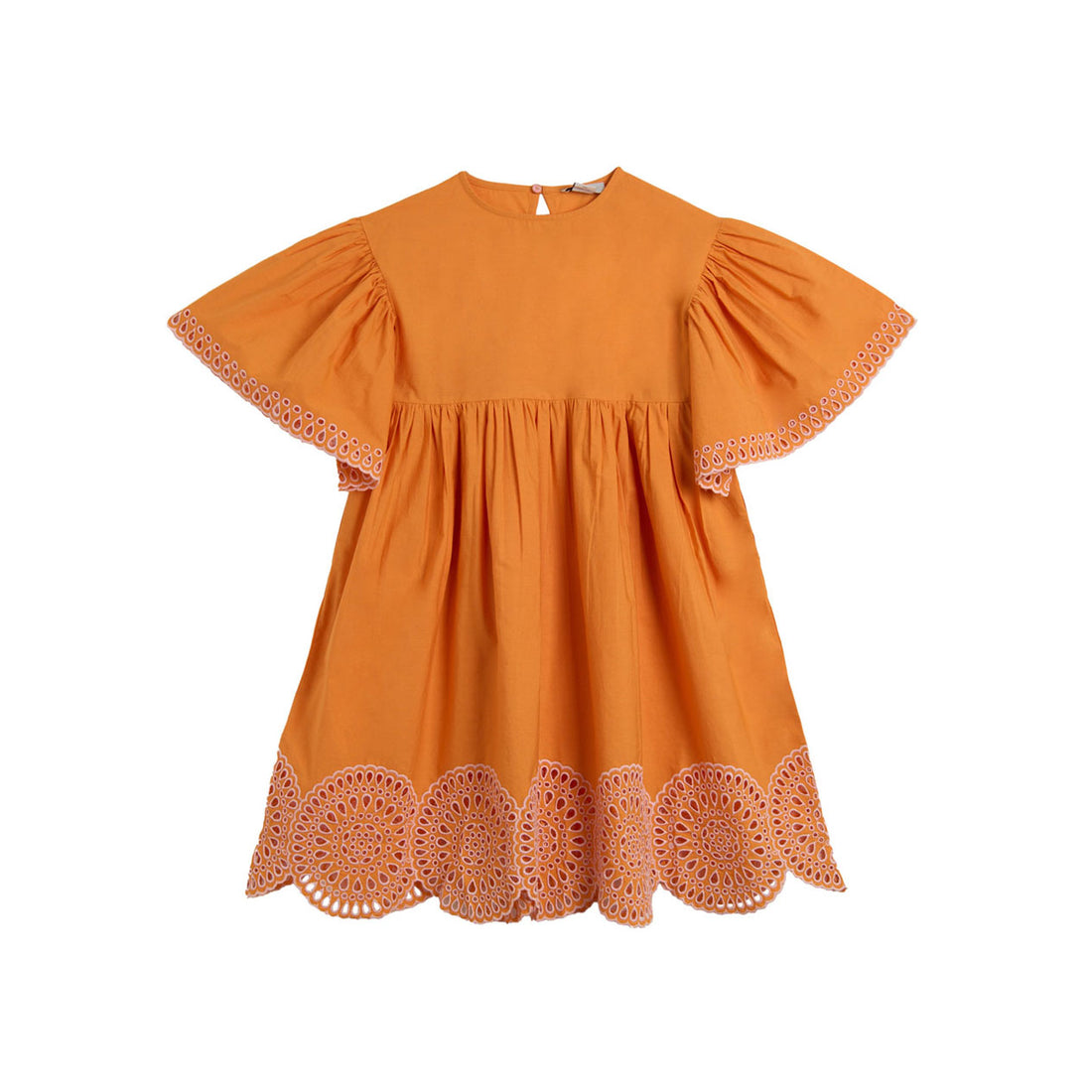 Stella McCartney Orange Popeline Dress