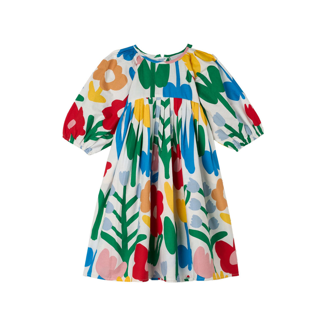 Stella McCartney White Flowers Print Dress