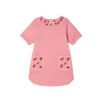 Stella McCartney Pink Flower Embroidered Dress