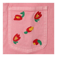 Stella McCartney Pink Flower Embroidered Dress